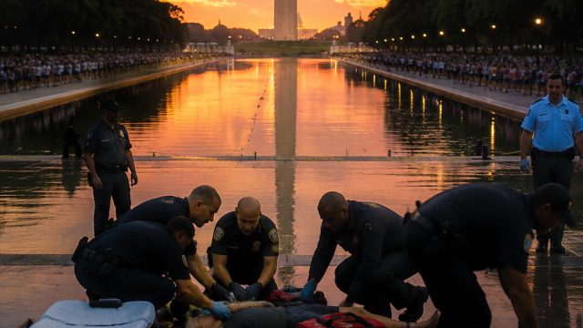 Controversy Erupts at Trump’s Reflecting Pool Amid Unexpected Tragedy