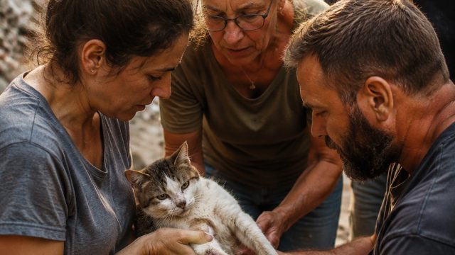 Heroic Neighbors Rally to Save Injured Cat: A Community's Bond
